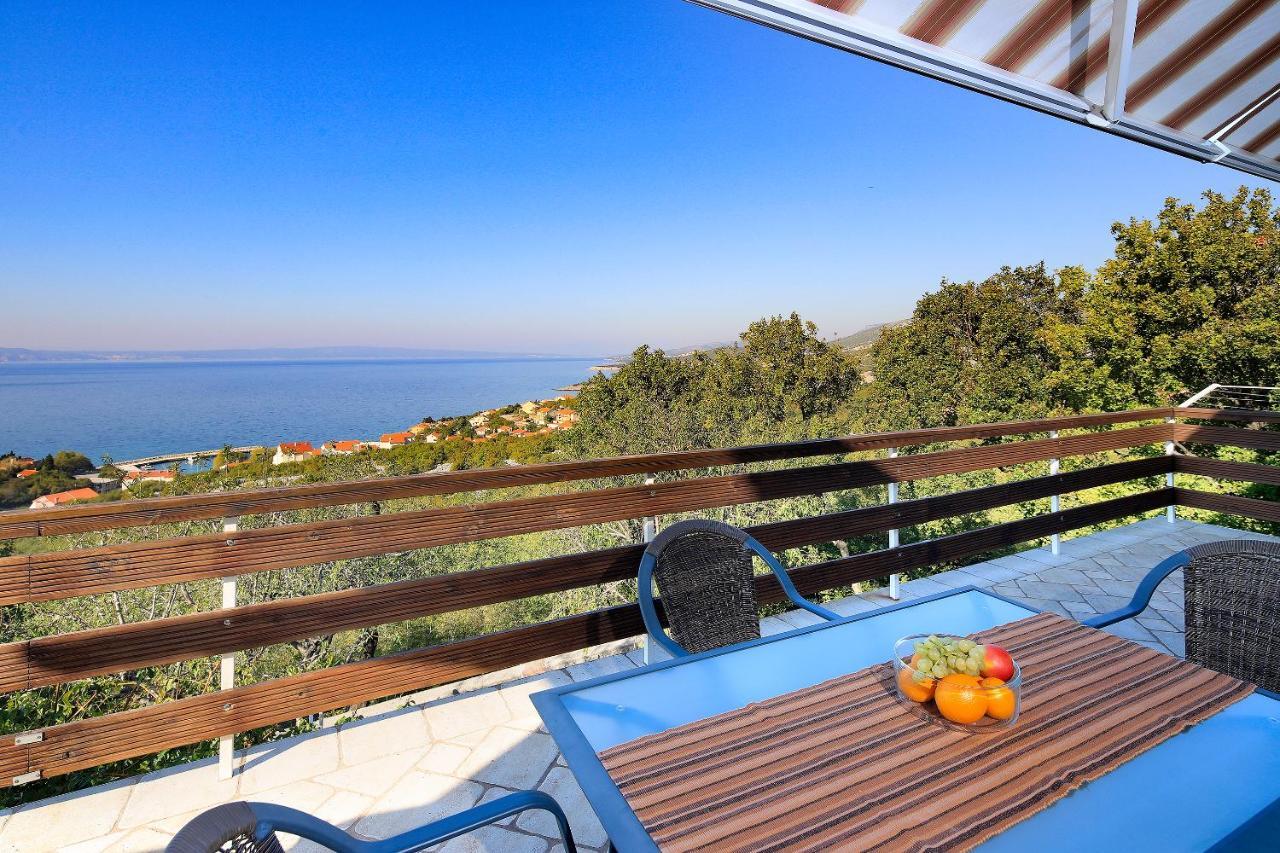 Apartment Vincent With Beautiful Sea View Terrace 克罗诺维察 外观 照片